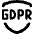 Coding Apps Website Gdpr Shield Icon from Ultimate Bold Set