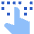 Braille Blind Icon from Sharp Flat Set