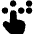 Braille Blind Icon from Plump Solid Set