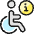 Disability Information Icon from Ultimate Colors Set