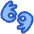 Sign Language Hand Icon from Plump Duo Set