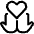 Donation Care Hands Heart 2 icon - Free transparent PNG, SVG. No sign up needed.
