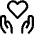 Donation Charity Hand Care Heart Icon from Ultimate Regular Set