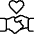 Donation Charity Handshake Heart icon - Free transparent PNG, SVG. No sign up needed.