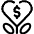 Donation Heart Money Plant icon - Free transparent PNG, SVG. No sign up needed.