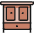 Dresser Double Door icon - Free transparent PNG, SVG. No sign up needed.