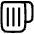Beer Mug Icon from Plump Line Set