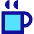 Coffee Mug Icon from Sharp Pop Set