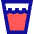 Water Glass Icon from Sharp Pop Set