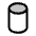 Cylinder Duotone Icon from Phosphor Duotone Set | Free Download as SVG Vector and Transparent PNG | Streamline icons