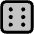 Dice Six Duotone icon - Free transparent PNG, SVG. No sign up needed.