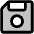 Floppy Disk Back Duotone Icon from Phosphor Duotone Set