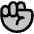 Hand Fist Duotone Icon from Phosphor Duotone Set | Free Download as SVG Vector and Transparent PNG | Streamline icons