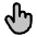 Hand Pointing Duotone icon - Free transparent PNG, SVG. No sign up needed.