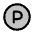 Letter Circle P Duotone Icon from Phosphor Duotone Set