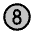 Number Circle Eight Duotone Icon from Phosphor Duotone Set