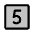 Number Square Five Duotone Icon from Phosphor Duotone Set