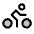 Person Simple Bike Duotone Icon from Phosphor Duotone Set