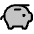 Download free Piggy Bank Duotone PNG, SVG vector icon from Phosphor Duotone set.