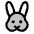 Rabbit Duotone Icon from Phosphor Duotone Set