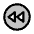 Rewind Circle Duotone Icon from Phosphor Duotone Set