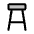 Stool Duotone Icon from Phosphor Duotone Set