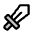 Sword Duotone Icon from Phosphor Duotone Set