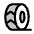 Tire Duotone icon - Free transparent PNG, SVG. No sign up needed.