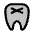 Tooth Duotone Icon from Phosphor Duotone Set | Free Download as SVG Vector and Transparent PNG | Streamline icons