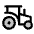 Tractor Duotone Icon from Phosphor Duotone Set | Free Download as SVG Vector and Transparent PNG | Streamline icons