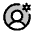 User Circle Gear Duotone icon - Free transparent PNG, SVG. No sign up needed.