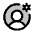 User Circle Gear Duotone Icon from Phosphor Duotone Set