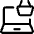 E Commerce Basket Laptop Icon from Ultimate Regular Set