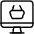 E Commerce Basket Monitor Icon from Ultimate Light Set