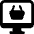 E Commerce Basket Monitor Icon from Ultimate Bold Set