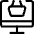 E Commerce Basket Monitor Icon from Ultimate Regular Set
