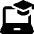 E Learning Laptop 1 Icon from Ultimate Bold Set
