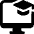 E Learning Monitor Icon from Ultimate Bold Set