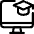 E Learning Monitor Icon from Ultimate Regular Set