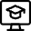 E Learning Monitor Icon from Streamline Regular 3.0 Set