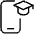 E Learning Smartphone Icon from Ultimate Light Set