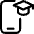E Learning Smartphone Icon from Ultimate Regular Set