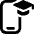 E Learning Smartphone Icon from Ultimate Bold Set