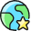 Earth Star Icon from Ultimate Colors Set