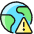 Earth Warning icon - Free transparent PNG, SVG. No sign up needed.