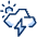 Day Storm Icon from Cyber Duotone - Free Set
