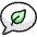 Ecology Leaf Message icon - Free transparent PNG, SVG. No sign up needed.