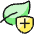 Ecology Leaf Shield Icon from Ultimate Colors Set