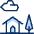 Home Scene Icon from Cyber Duotone - Free Set