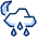 Night Rain 2 Icon from Cyber Duotone - Free Set